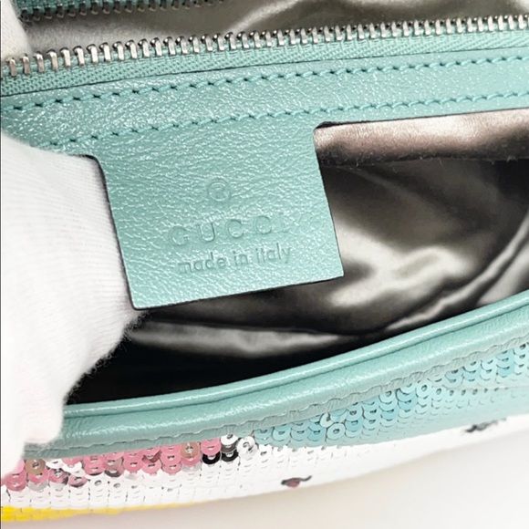 Gucci Limited Edition GG Marmont Sequins Pastel Crossbody Bag - Picture 6 of 12
